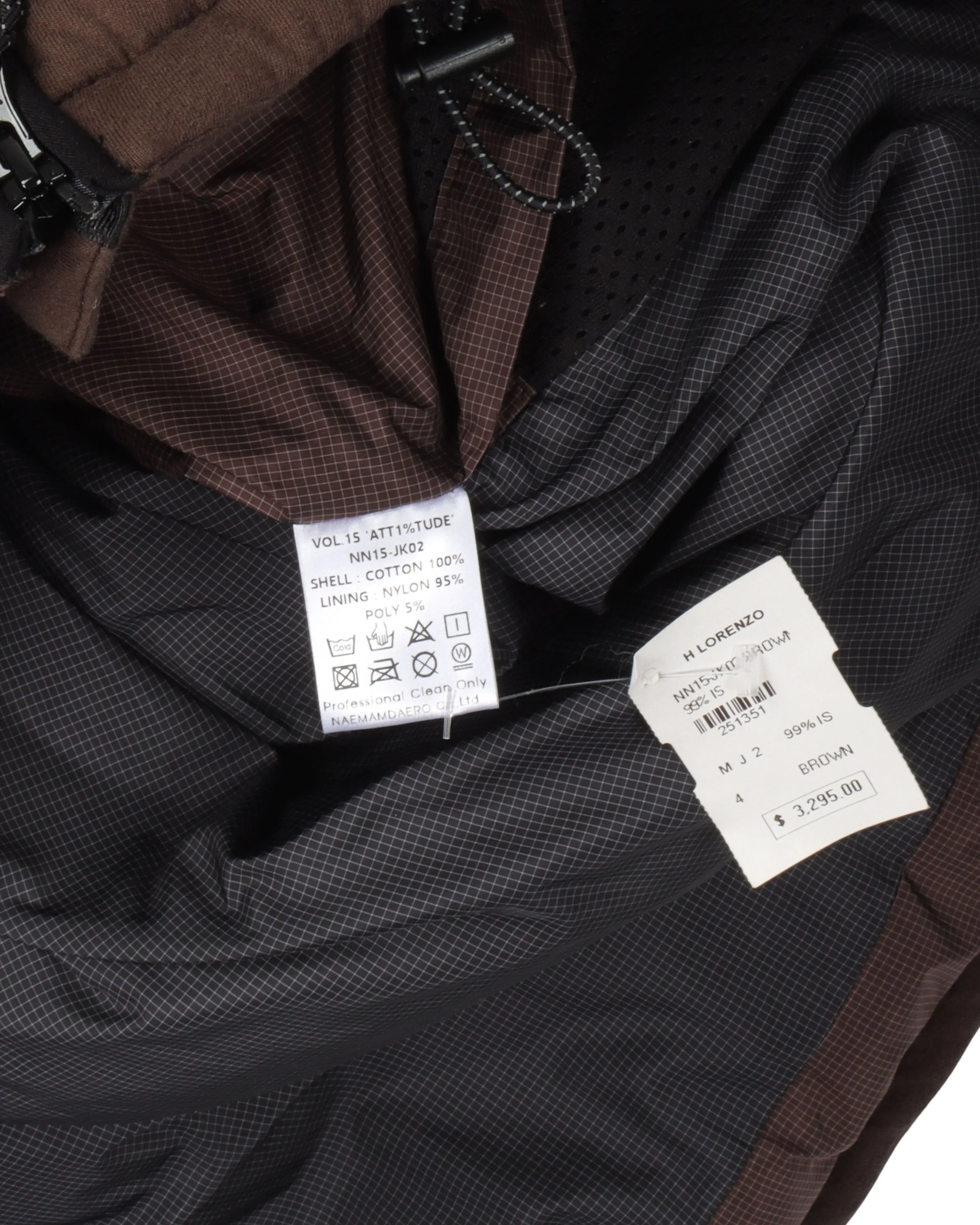 FW20 "ATT1%TUDE" Embellished Hooded Puffer Jacket