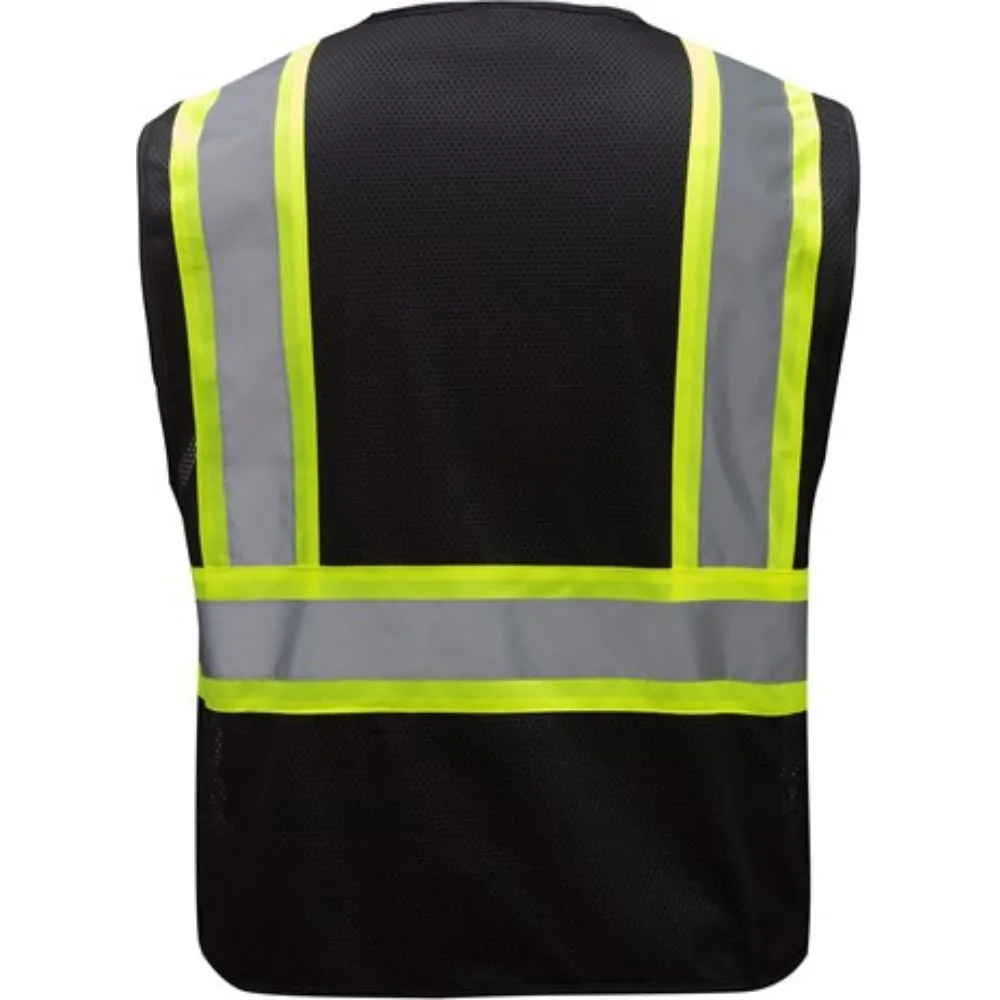 GSS 3135 Black Enhanced Visibility Safety Vest